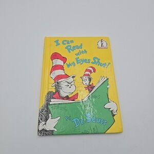 I CAN READ WITH MY EYES SHUT! by DR. SEUSS 1978 TRUE FIRST PRINTING HC BOOK‎
